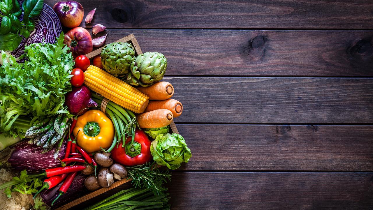 Deska z warzywami
